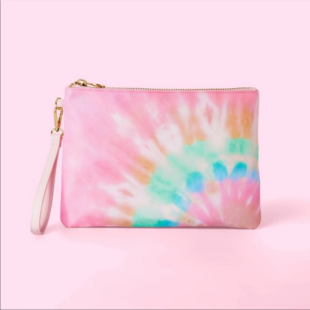 Stoney Clover Lane X Target Tie Dye Rainbow Flat Pouch - NEW Customize 💗